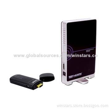 WHDI Wireless HDMI Transmitter and Receiver, 3D, 1,080-pixel Signal